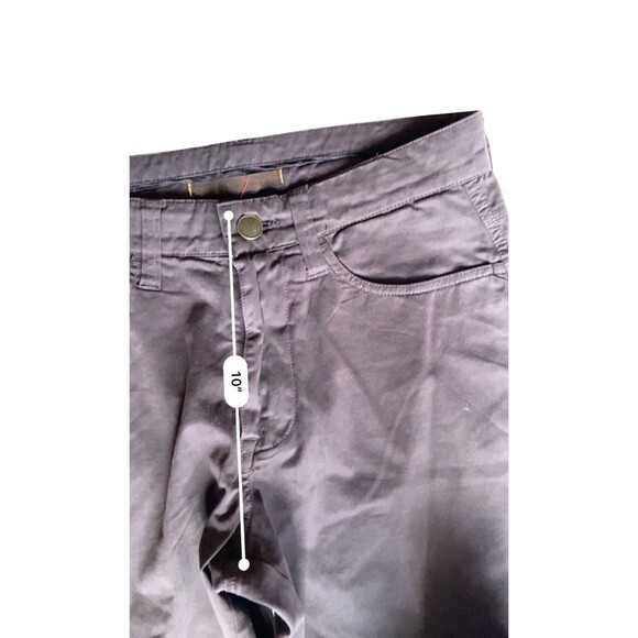 Tom James Mens Stretch Cotton Twill Pants Size 32x34 Burgundy Custom Tailored - Picture 10 of 12